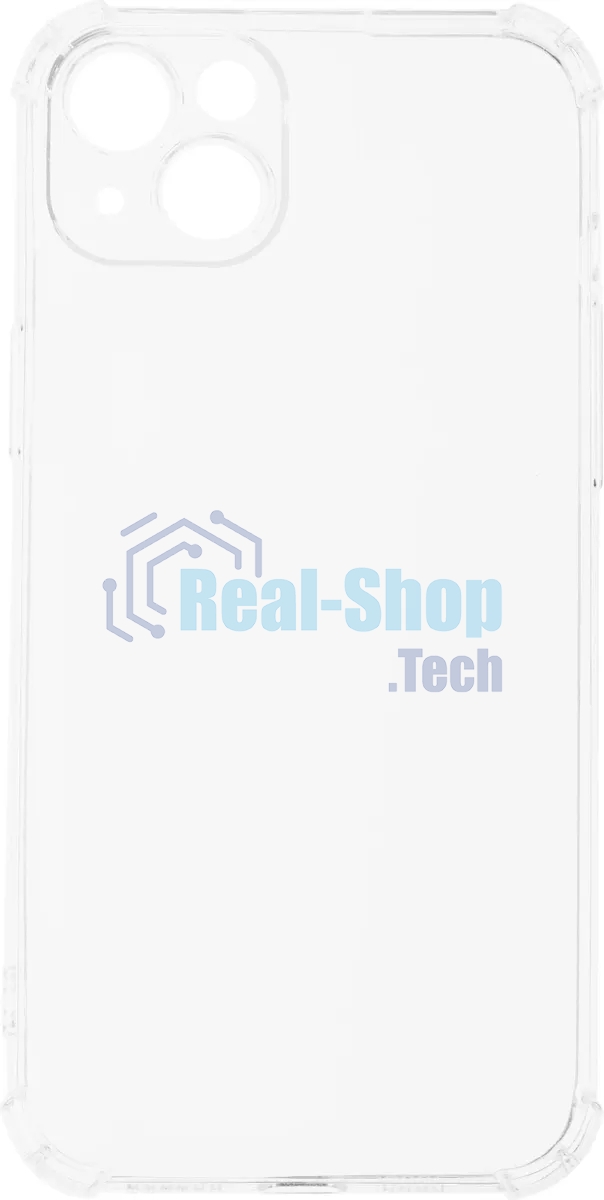 Чехол (клип-кейс) BoraSCO для Apple iPhone 15 Plus прозрачный