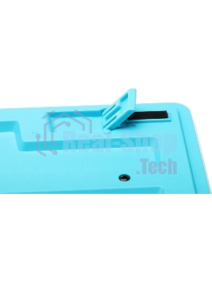 Клавиатура проводная A4Tech Fstyler FKS10, USB, черный/синий