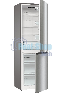 Холодильник Gorenje NRKE62XL серебристый металлик двухкамерный 203/99л морозилка снизу, No Frost