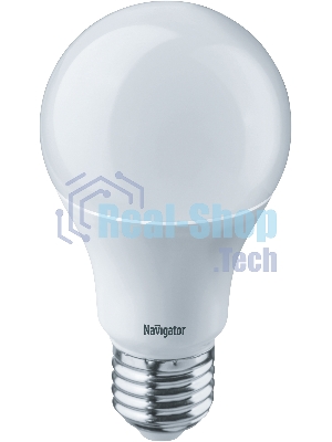 Лампа светодиодная Navigator NLL-A60/A55-7-230-2.7K-E27 7 Вт грушевидная 2700К тепл. белый E27 525лм 220-240В