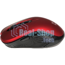 Мышь беспроводная Defender Gassa MM-105 красный, 1600 dpi, радиоканал, USB, кнопки - 6