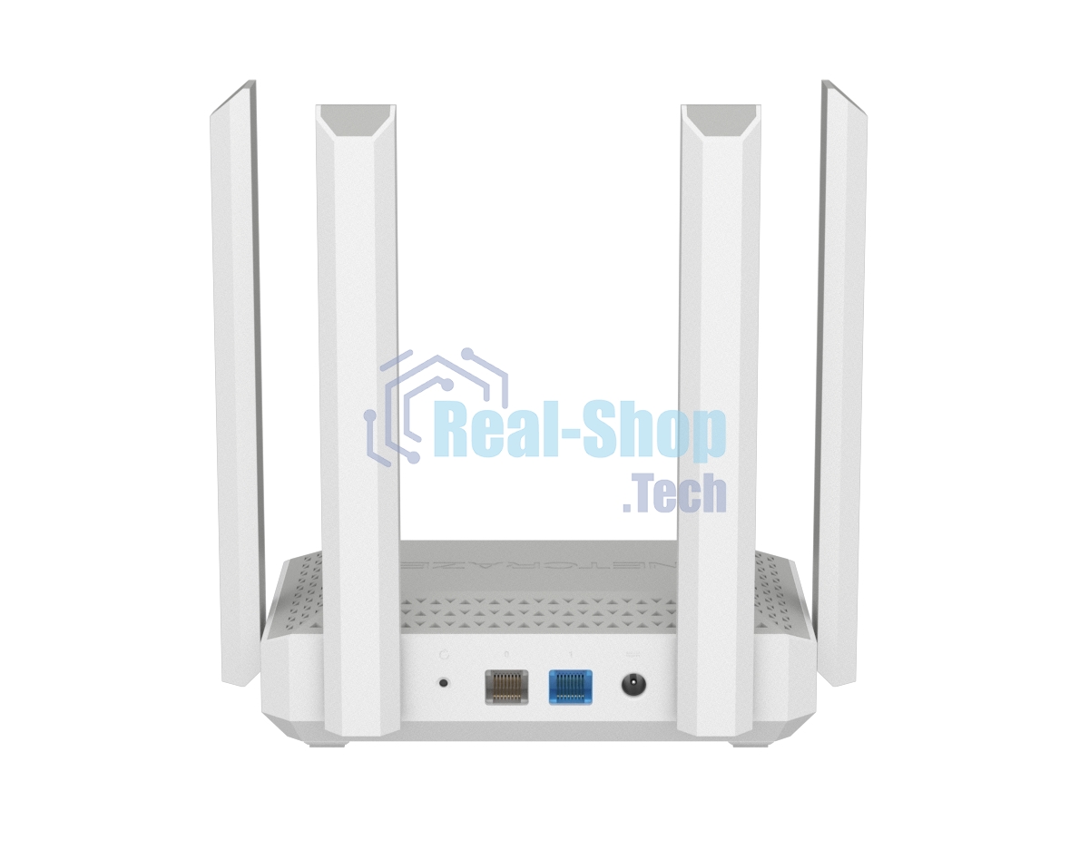 Маршрутизатор Netcraze Challenger Мультигигабитный интернет-центр с Mesh Wi-Fi 6 AX3000, 2 портами 2.5 Gigabit Ethernet и переключателем режима роутер/ретранслятор
