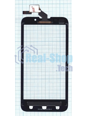 Сенсорное стекло (тачскрин) для ZTE Majesty Z796C, черное