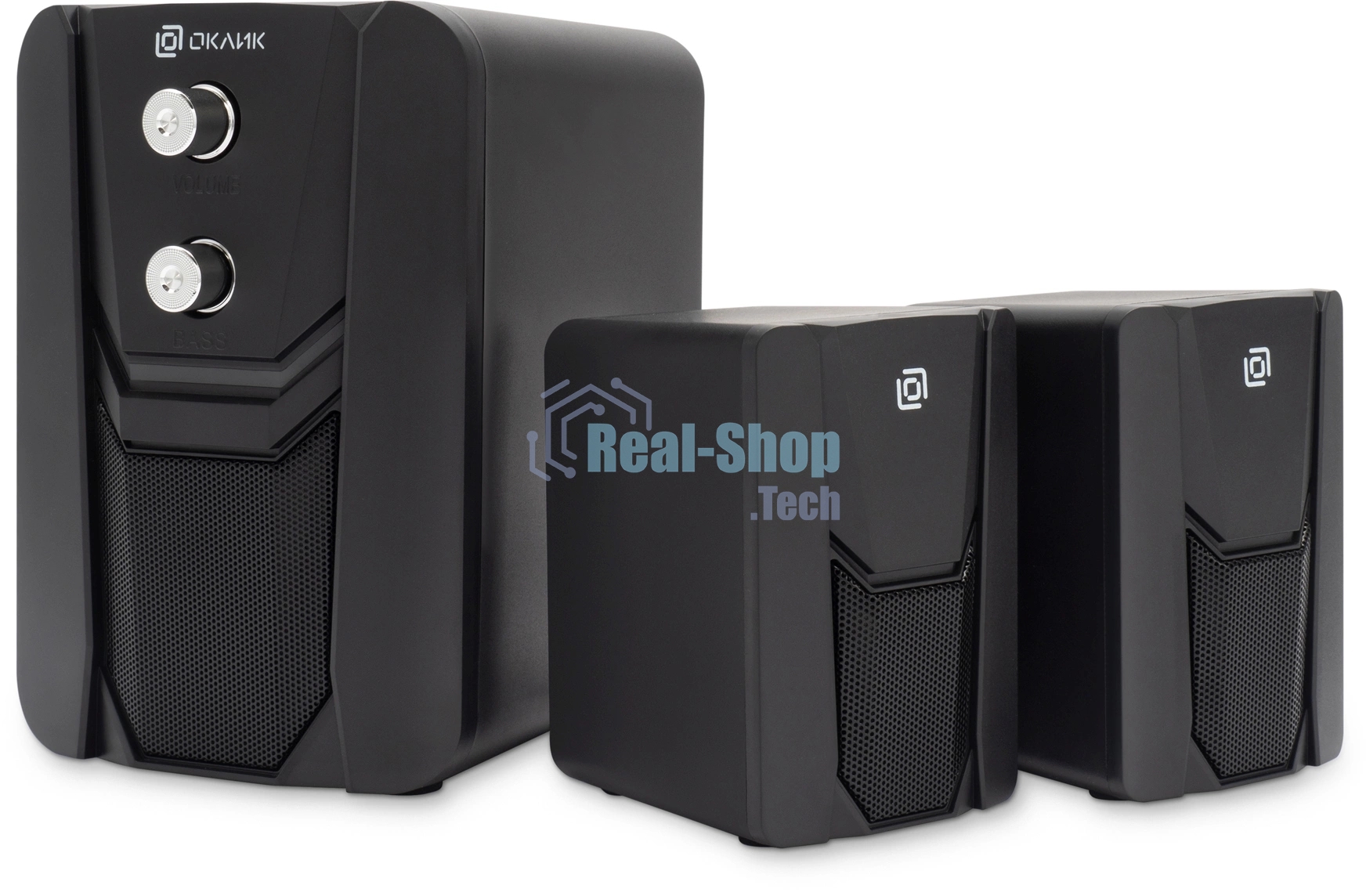 Акустическая система Оклик OK-423 2.1 черный 11Вт