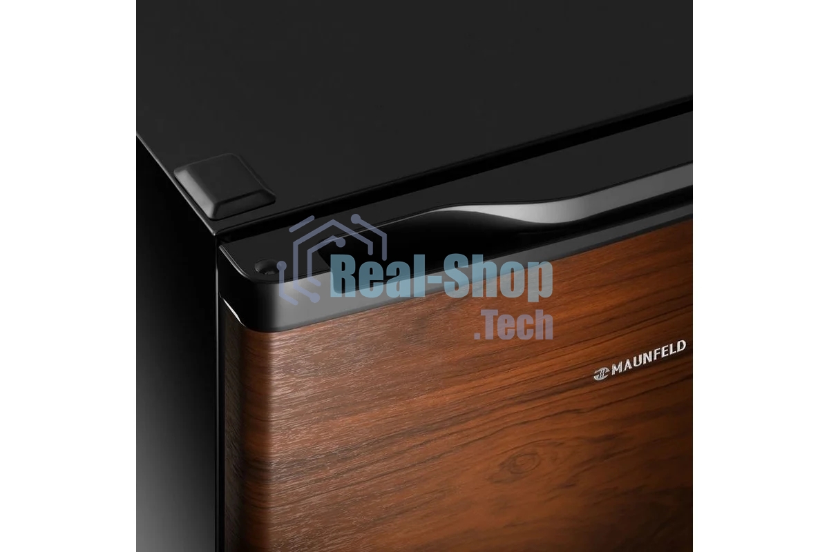 Холодильник Maunfeld MFF83WD дерево/черный мат. однокамерный 85л