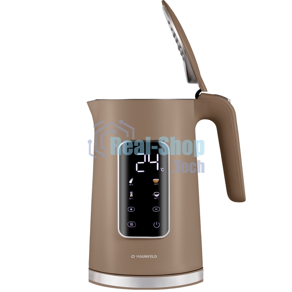 Чайник электрический Maunfeld MGK-635DBR коричневый, 1,7 л, 2200 Вт