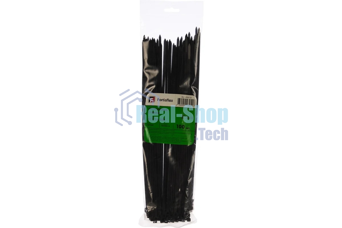 Хомут кабельный КСС 5х350 нейл. черный (уп. 100 шт) Fortisflex 49418