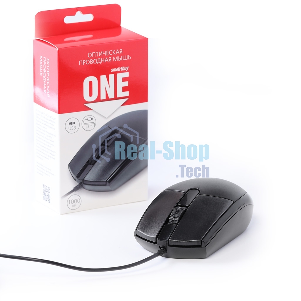 Мышь проводная Smartbuy (SBM-212-K) ONE 212-K черный
