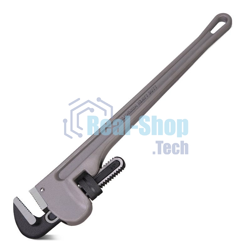 Трубный ключ Стиллсона облегченный Deli DL105024 550мм, максимальное открытие 73мм, Cr-Mo + алюминиевый сплав