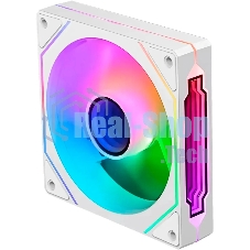 Вентилятор для корпуса Bloody CF-12 LCD ARGb 120х120x25 белый 4-pin 32дБ (упак.:1шт) (CF-12-ARGb120-WH) Ret