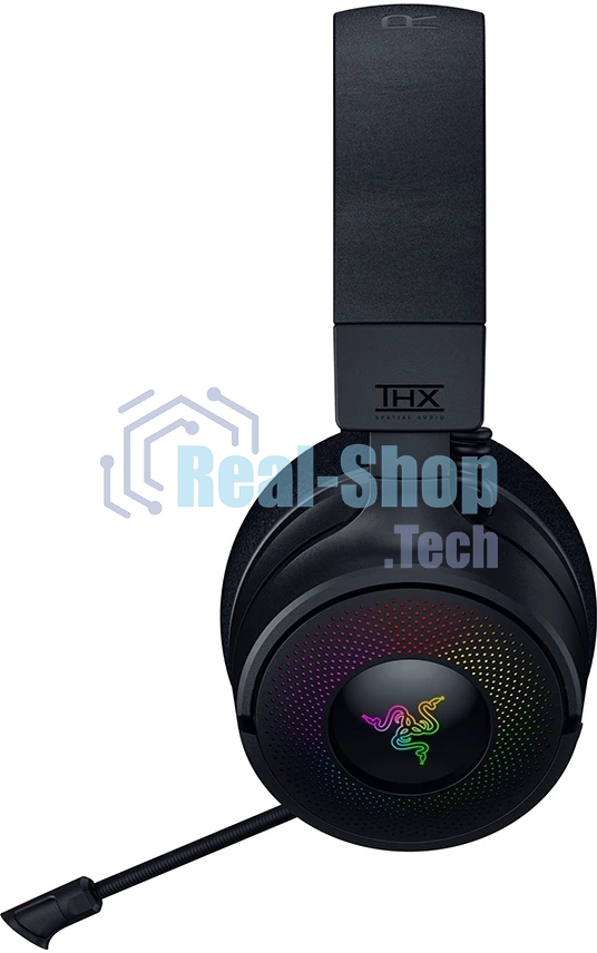 Гарнитура Razer Kraken V4 чёрный, беспроводная, bluetooth, до 70 ч, подсветка
