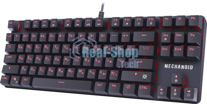 Клавиатура проводная Defender MECHANICAL MECHANOID GK-581 RU BLK
