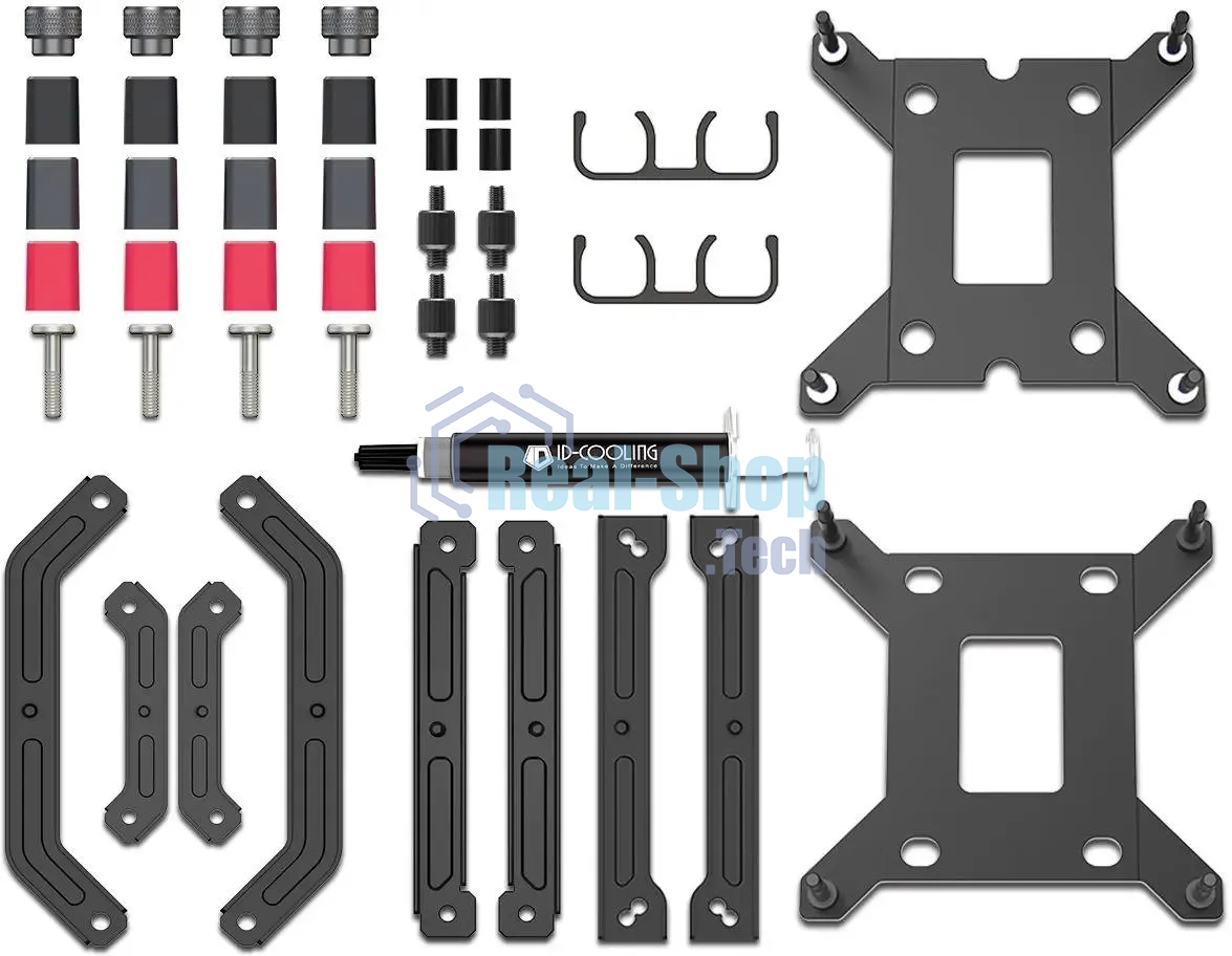 Кулер ID-Cooling SL240 XE черный 120мм алюминий+медь 1800rpm 30db 4-pin 300W