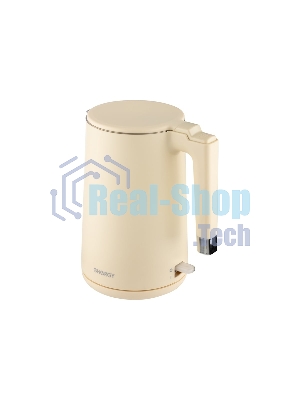 Чайник электрический Energy E-215 1.7л, двойной корпус, бежевый