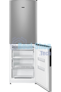 Холодильник Atlant 4612-181 серебристый двухкамерный 182/119л морозилка снизу