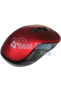 Мышь беспроводная Defender Gassa MM-105 красный, 1600 dpi, радиоканал, USB, кнопки - 6