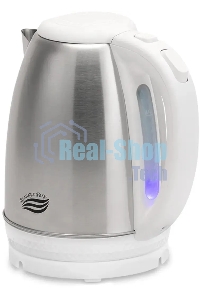 Чайник электрический Великие реки Амур-1 белый, 1.8 л, нержавейка