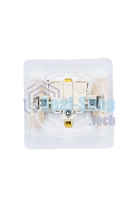 Розетка 1-м СП Этюд защ. шторки с заземл. IP44 белый SchE PC16-044B