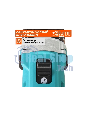 Дрель-шуруповерт Sturm CD3620, 20 В, 2 Ач, 31 Нм, щеточный
