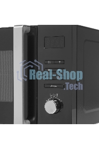 Микроволновая печь Hyundai HYM-M2062 черный, 23 л, 800 Вт, переключатели - поворотный механизм/кнопки