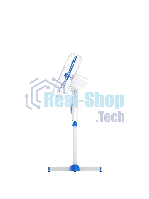 Вентилятор Maxvi FS1645 белый, напольный, 45 Вт, 3 скорости, 40 см