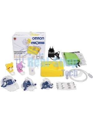 Ингалятор OMRON NE-C24 Kids компрессорный, детский, желтый