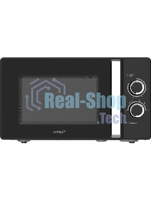 Микроволновая печь Vitek VT-MW1225 черный/хром, 25 л, 900 Вт, переключатели - поворотный механизм