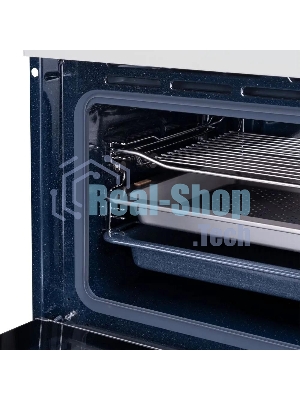 Духовой Шкаф электрический с паром Maunfeld MCMO5016STGW, 50л, дверца с 2 стеклами, белый