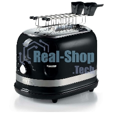 Тостер Ariete Moderna 149/12 черный, 800 Вт, 2 слота