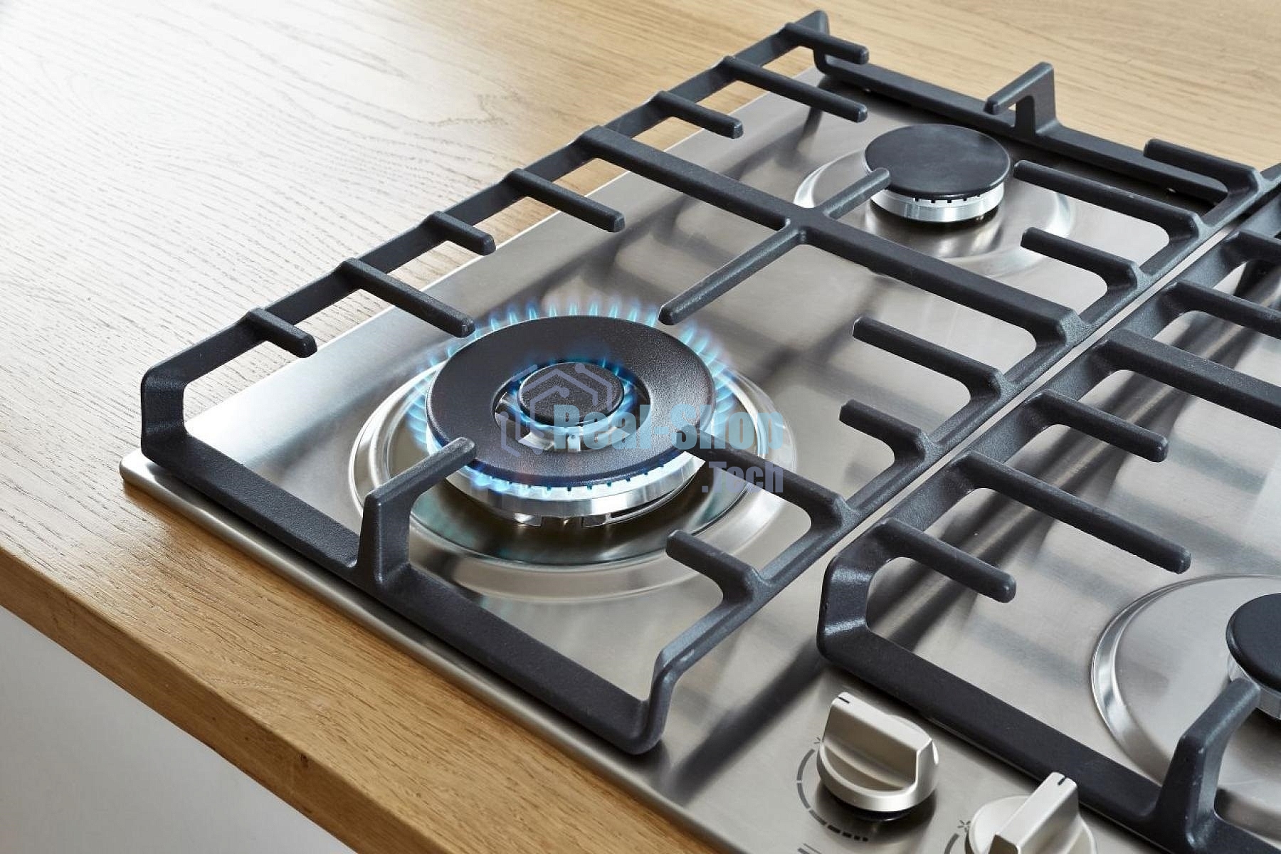 Газовая варочная поверхность Gorenje GW642ABX, 4 конфорки, металл, 8150 Вт