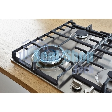 Газовая варочная поверхность Gorenje GW642ABX, 4 конфорки, металл, 8150 Вт