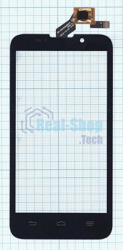 Сенсорное стекло (тачскрин) для ZTE Majesty Z796C, черное