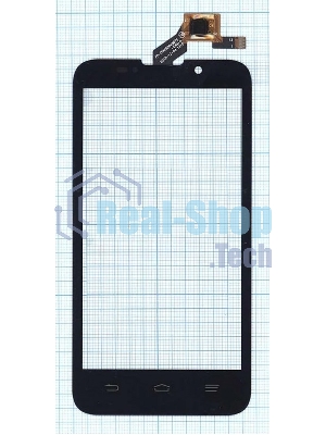 Сенсорное стекло (тачскрин) для ZTE Majesty Z796C, черное