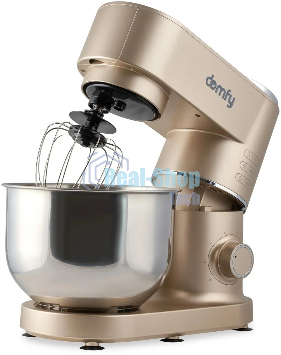 Миксер планетарный Domfy DSC-KM301 1200Вт золотистый
