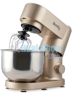 Миксер планетарный Domfy DSC-KM301 1200Вт золотистый