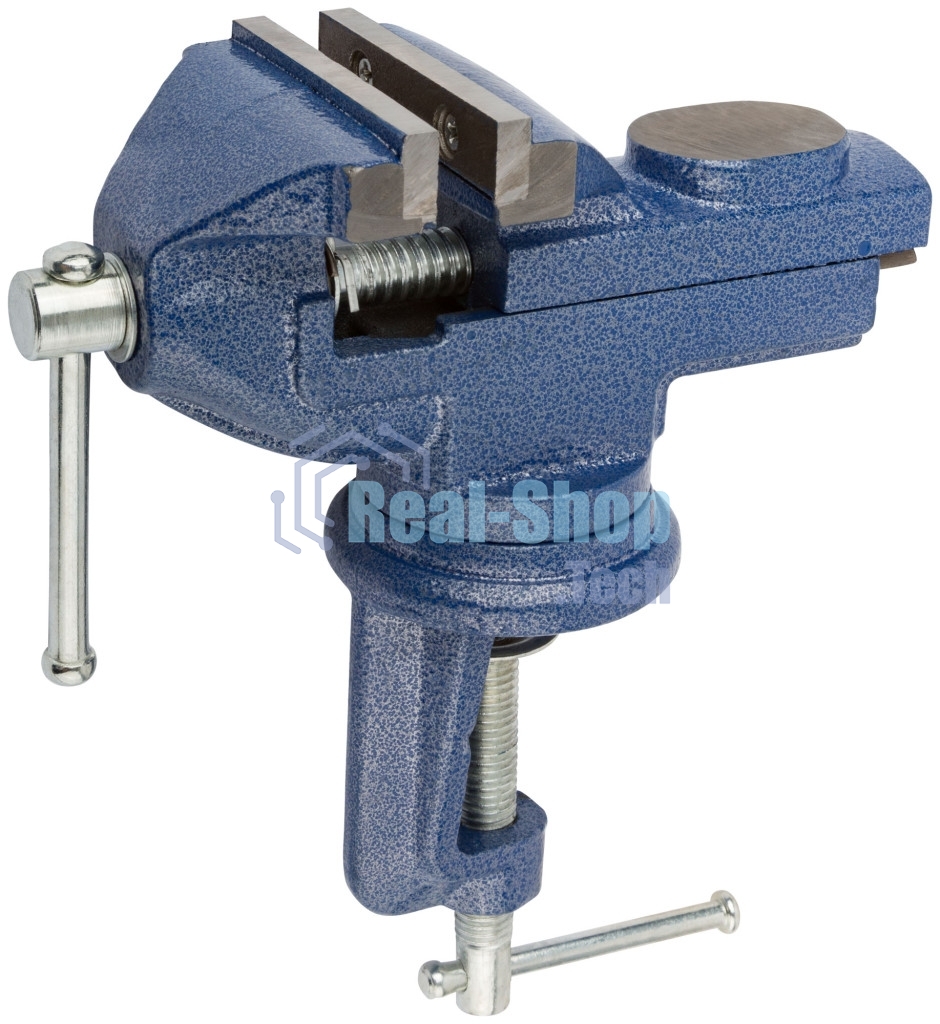 Тиски FIT 59506настольные, усиленные, поворотные 65 мм