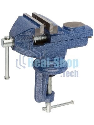 Тиски FIT 59506настольные, усиленные, поворотные 65 мм