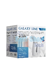 Отпариватель Galaxy Line GL 6199, белый, ручной, 1000 Вт, контейнер для воды 170 мл