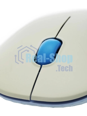 Мышь беспроводная Acer OMR205 белый/голубой, 1200 dpi, радиоканал, USB, кнопки - 3