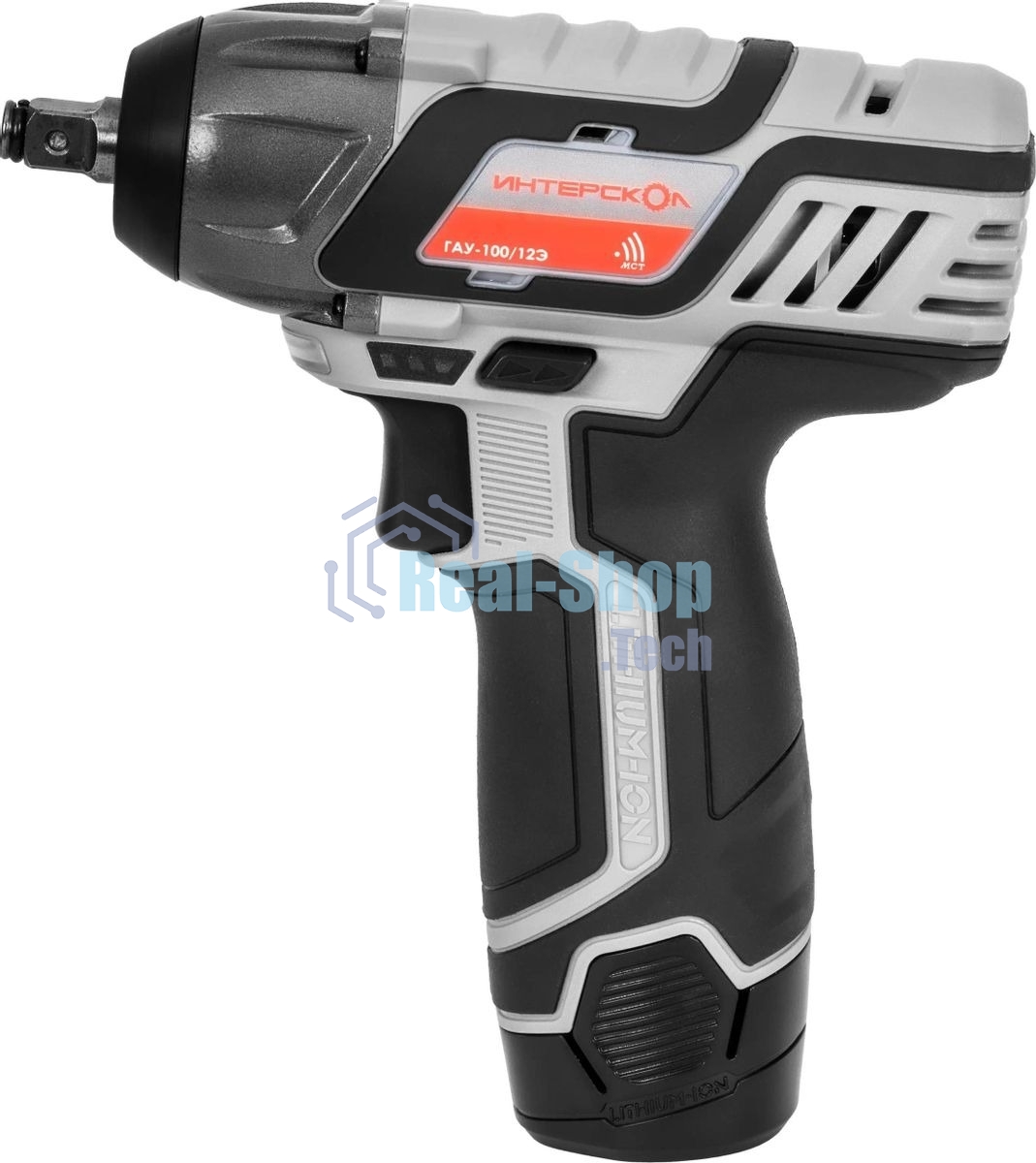 Гайковерт Интерскол ГАУ-100/12Э аккум. патрон:квад.3/8