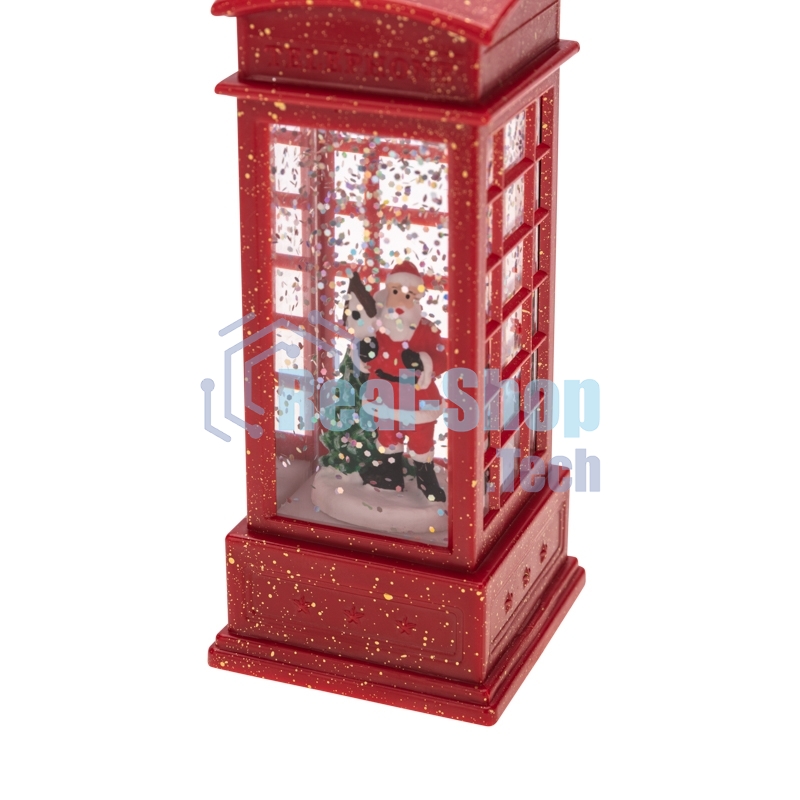 Светильник декоративный (фигура) Neon-night Телефонная будка с эффектом снегопада и подсветкой