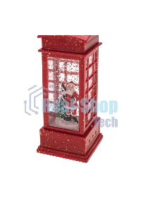 Светильник декоративный (фигура) Neon-night Телефонная будка с эффектом снегопада и подсветкой