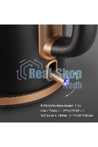 Чайник электрический Redmond KM240 1.7л. 2200Вт черный/бронзовый