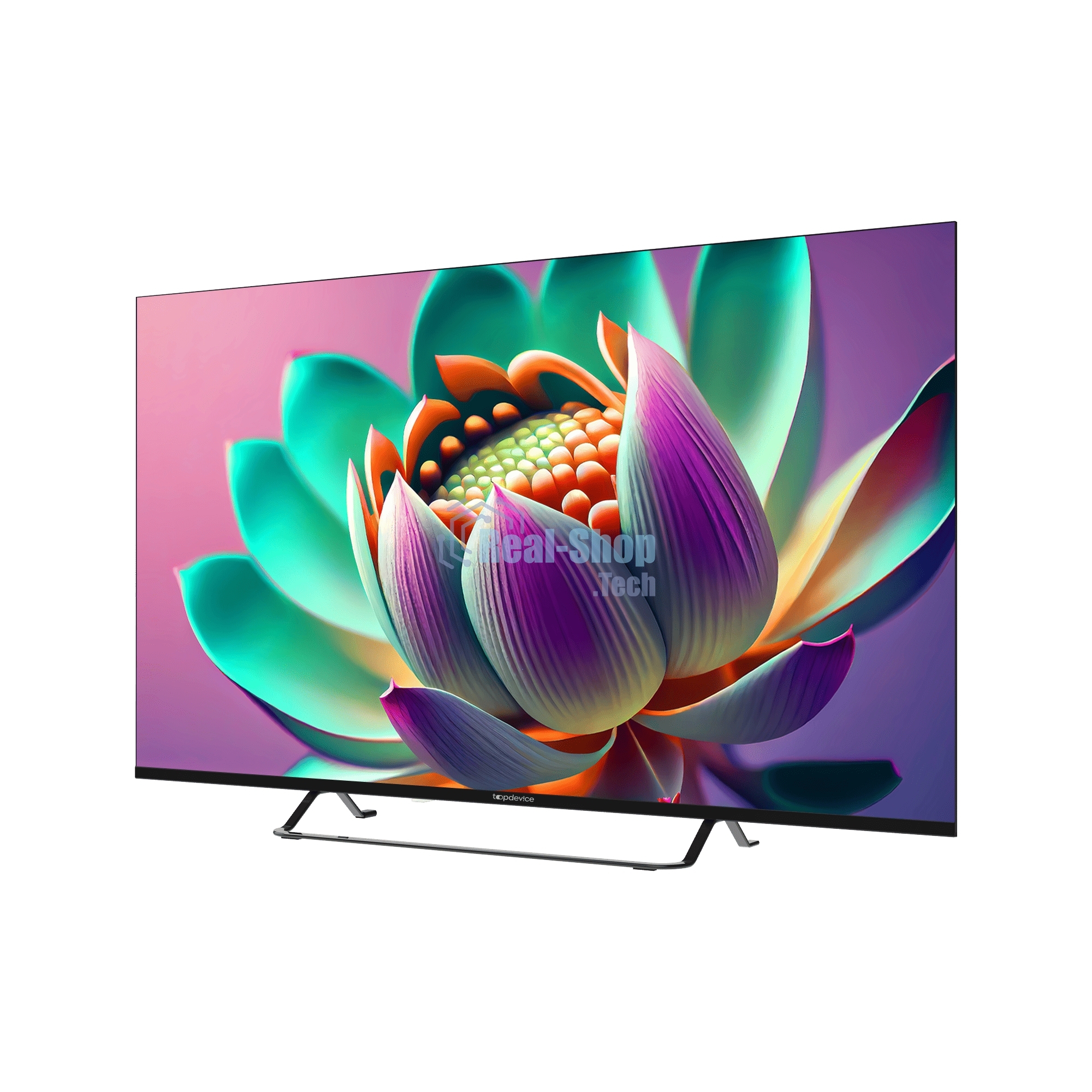 Телевизор TopDevice 50'' TDTV50CS07U_BKчерный UHD Smart YaOS 1 5GB 8GB