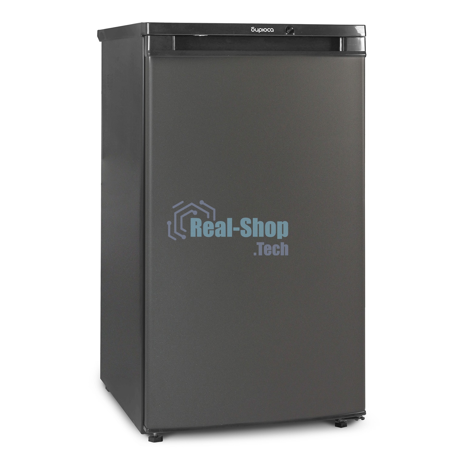 Холодильник Бирюса W408 графит однокамерный 88/27л морозилка сверху