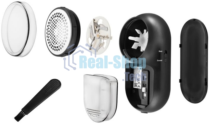 Очиститель катышков Kitfort Мощность 2 Вт.Питание micro USB DC 5 В 0,5 А.