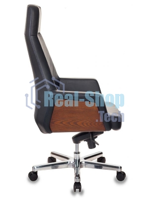 Кресло Бюрократ ANTONIO черный, кожа