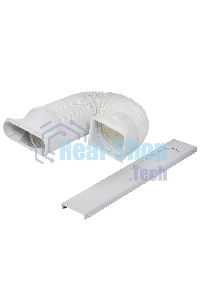 Кондиционер мобильный Ballu Aura BPAC-07 CP/N1_24Y 7000 BTU, 18 м², 47 дБ, охлаждение, осушение, белый