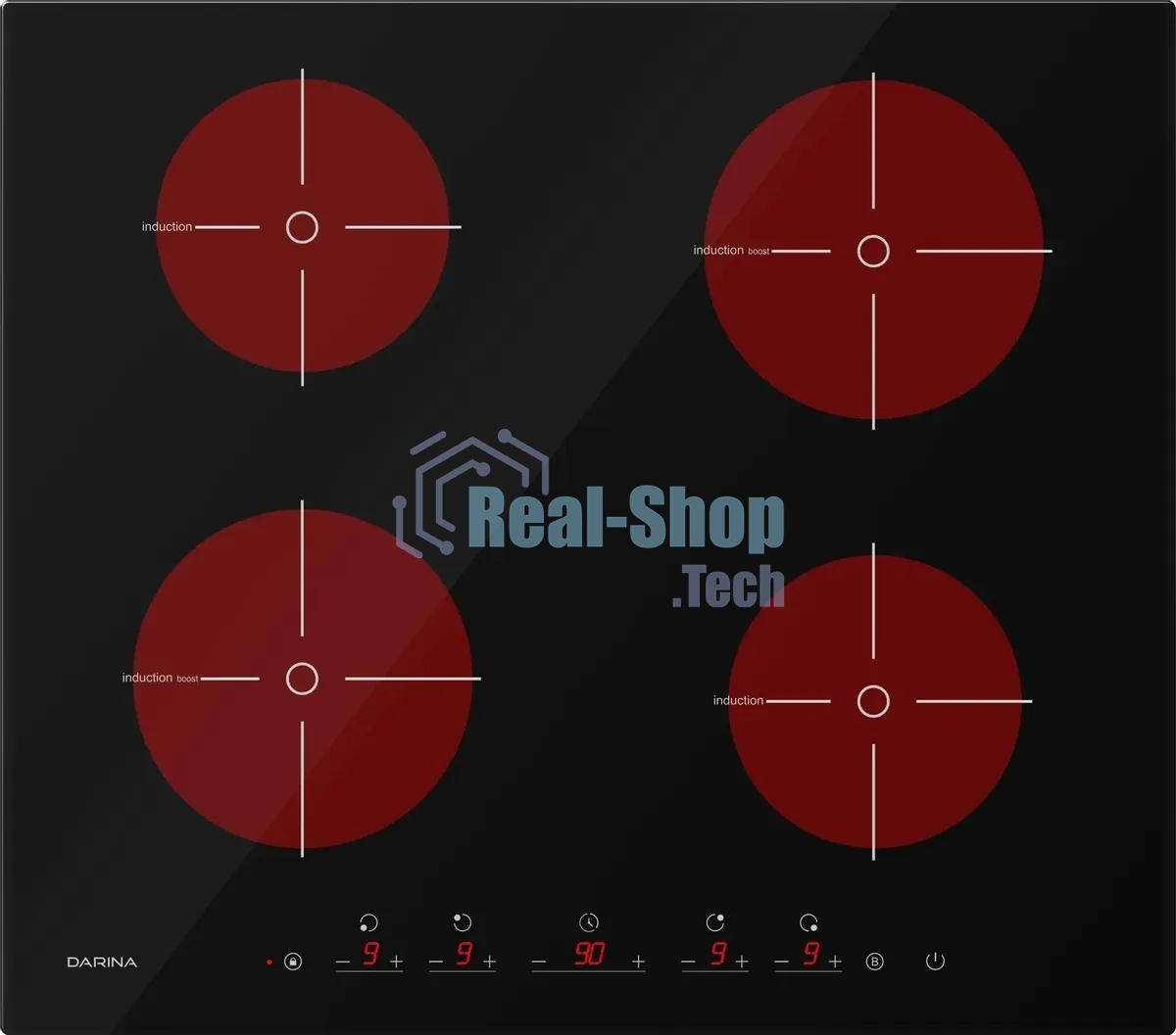Индукционная варочная панель Darina 6Р ЕI303 B независимая, черный