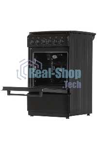 Плита газовая Cezaris ПГ 2150-11 коричневый, конфорок 4 шт, духовка 43 л, 51 см x 85 см x 55 см